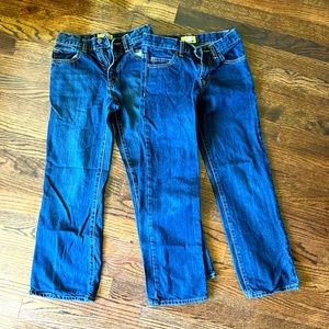 2 pairs jeans size 10 boys